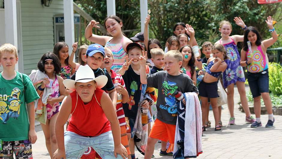 Summer camp kids